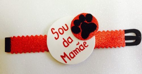 Coleira "Sou da Mamãe" - 24 unidades