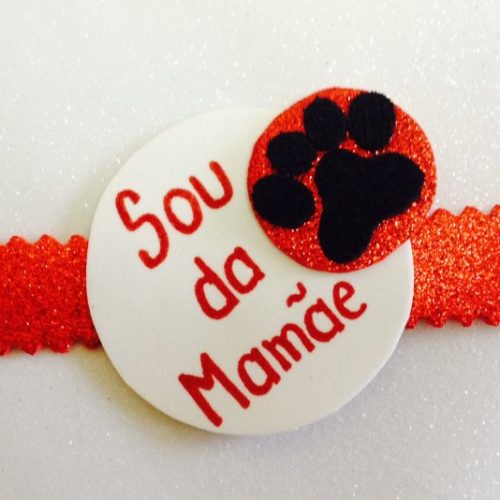 Coleira "Sou da Mamãe" - 24 unidades