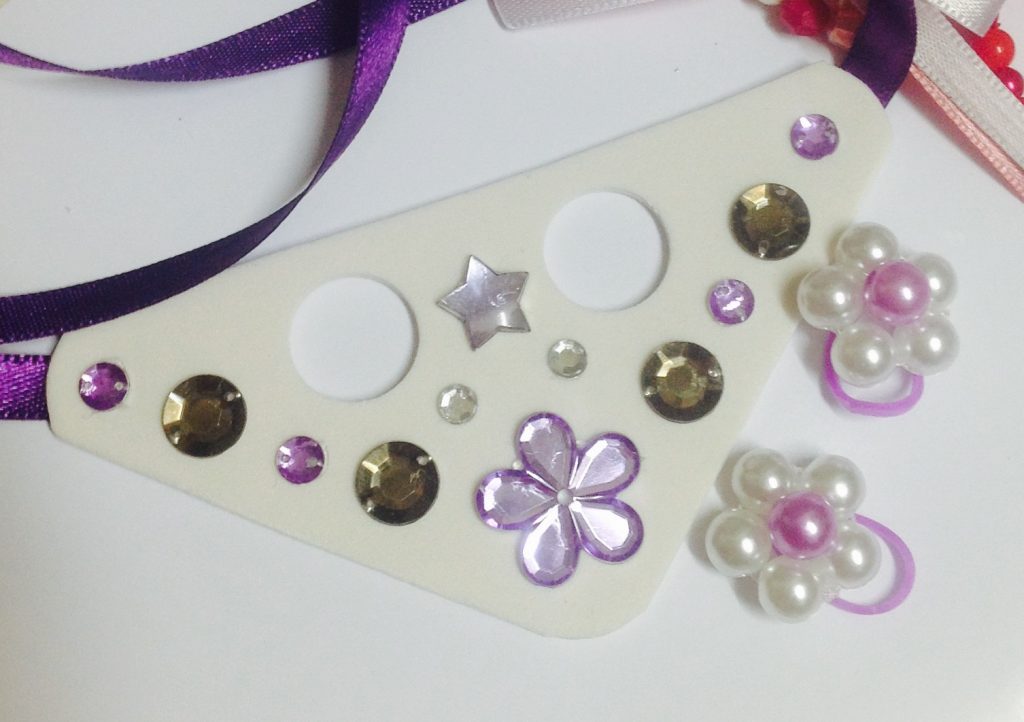 Conjunto Gargantilha e Chiquinha para penteados - 10 unidades