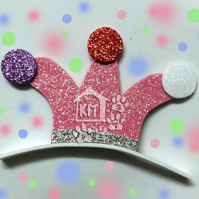 Tiara Arlequim - 10 unidades - Imagem 3