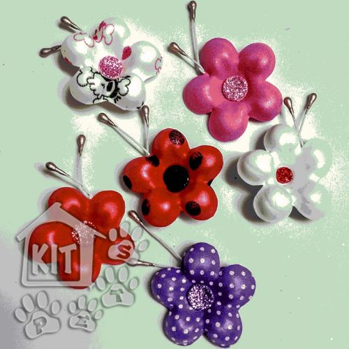 Chuquinha Flor 3d -10 unidades