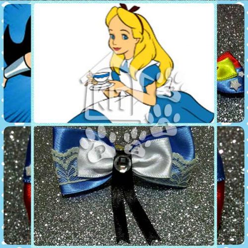 Laço personagens Alice - 1 unidade
