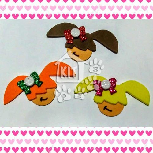 Adesivo Meninas - 25 unidades