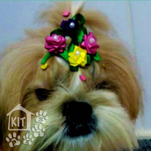 Flores para penteado - 10 unidades - Imagem 2