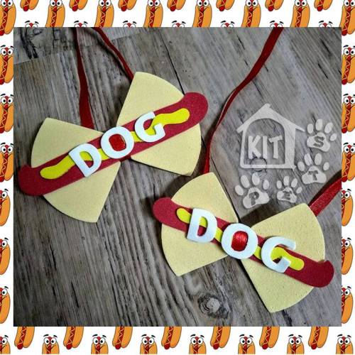 Gravata Borboleta Hot-Dog - 10 unidades