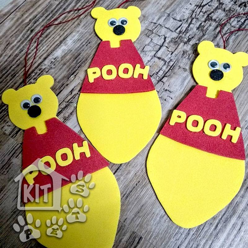 Gravata Pooh - 10 unidades