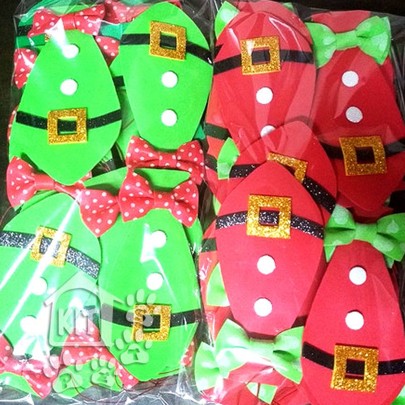 Gravata Barriguinha do Papai Noel - 10 unidades - Imagem 2