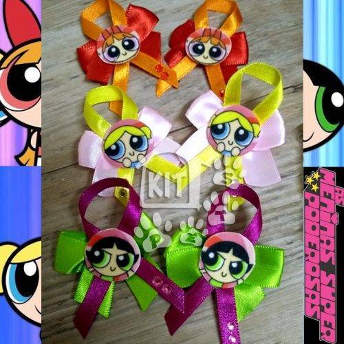 Laço Meninas Super Poderosas - 10 pares