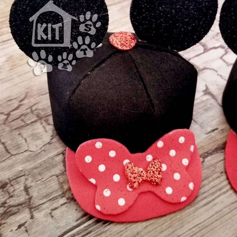 Boné Mickey e Minnie - 10 unidades - Imagem 2