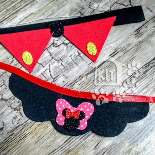 Colarinho e Gargantilha Mickey e Minnie - 10 unidades