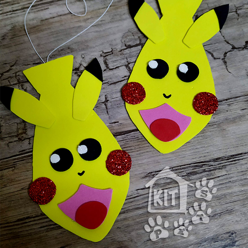 Gravata Pikachu - 10 unidades