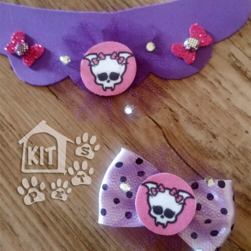 Conjunto Gargantilha+LAÇO Monster High - 10 conjuntos