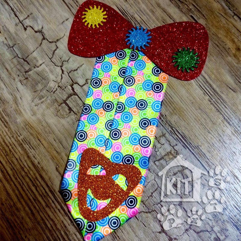 Gravata Carnaval com Fita GG - 10 unidades