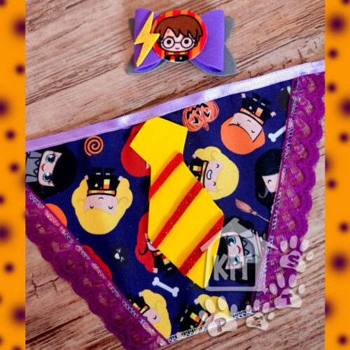 Babador + Laço Harry Potter - 10 conjuntos