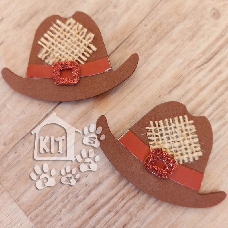 Chapéu Cowboy para Topete - 10 unidades