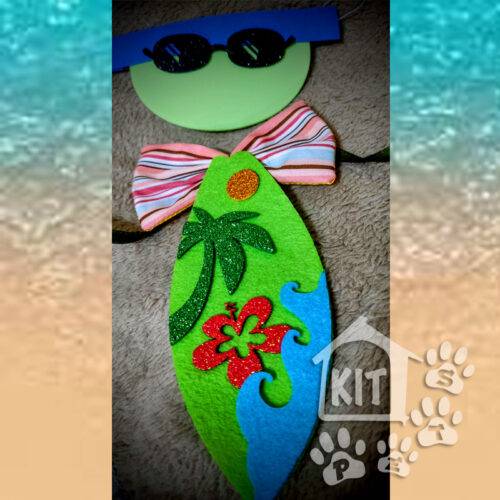 Conjunto Gravata Verão Prancha de Surf - 10 unidades