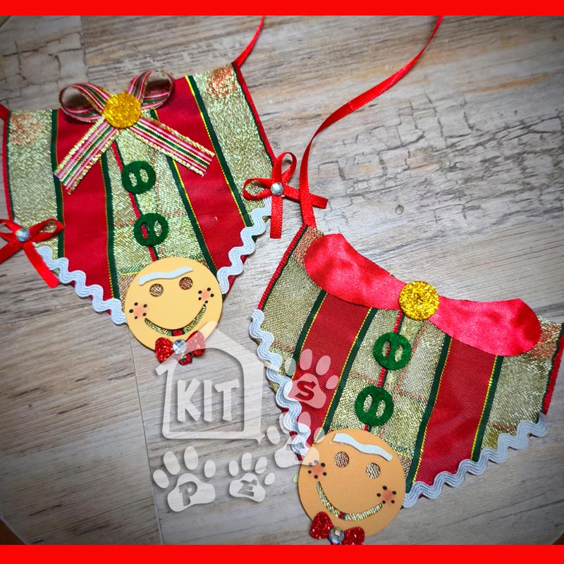 Babador Biscoito de Natal - 10 unidades
