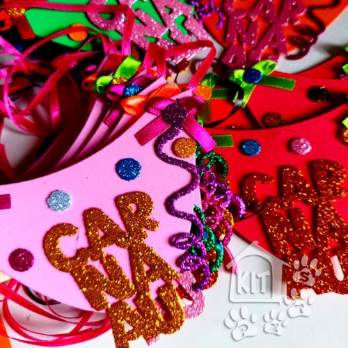 Babador em EVA Carnaval - 10unidades - Imagem 2
